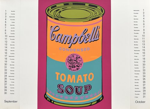 Image for Banner. Calendar for 1969. Prints by Dine, Indiana, Warhol, Lichtenstein. Banner. Calendar for 1969. Prints by Dine, Indiana, Warhol, Lichtenstein.